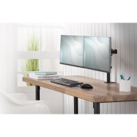 DIGITUS Dual Monitorhalterung, 2x 32", 2x 8 kg