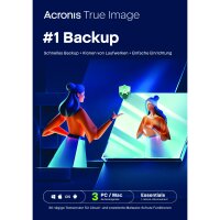 Acronis True Image Essentials - 3 Computers - 1 year...