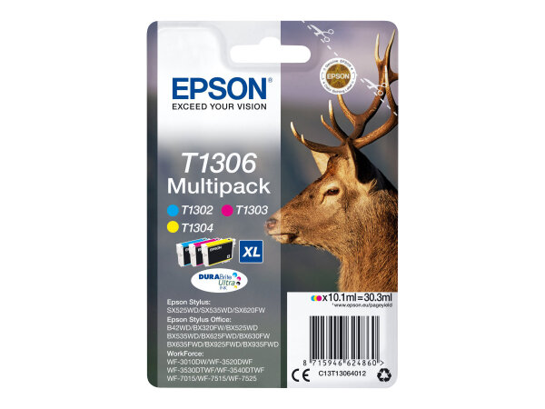 Epson T1306 Multipack - 3er-Pack - 30.3 ml