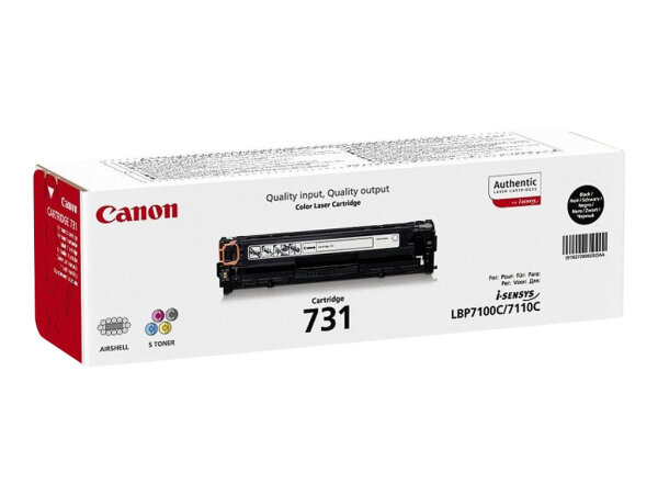 Canon 731 BK - Schwarz - original - Tonerpatrone