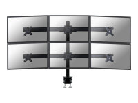 Neomounts FPMA-D700D6 - Befestigungskit - Voll beweglich - für 6 LCD-Displays - Schwarz - Bildschirmgröße: 48.3-68.6 cm (19"-27")