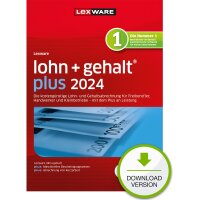 Lexware Lohn+Gehalt Plus 2024 - 1 Device, ABO -...