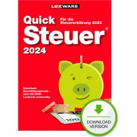 Lexware Quicksteuer 2024 - 1 Device, bis zu 3...