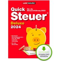 Lexware Quicksteuer Deluxe 2024 - 1 Device, bis zu 5...