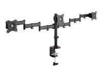 DIGITUS Triple Monitorhalterung, 3x 27", 3x 8 kg