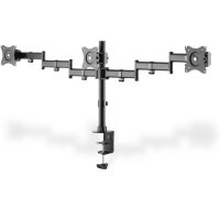 DIGITUS Triple Monitorhalterung, 3x 27", 3x 8 kg